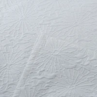 Moda At Home Polyester Fabric 'Riveria' Shower Curtain (White)