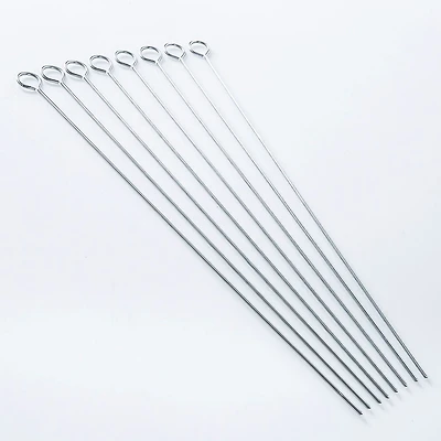 Better BBQ Grill Steel Skewer - Set of 8 (Chrome)