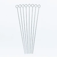 Better BBQ Grill Steel Skewer - Set of 8 (Chrome)