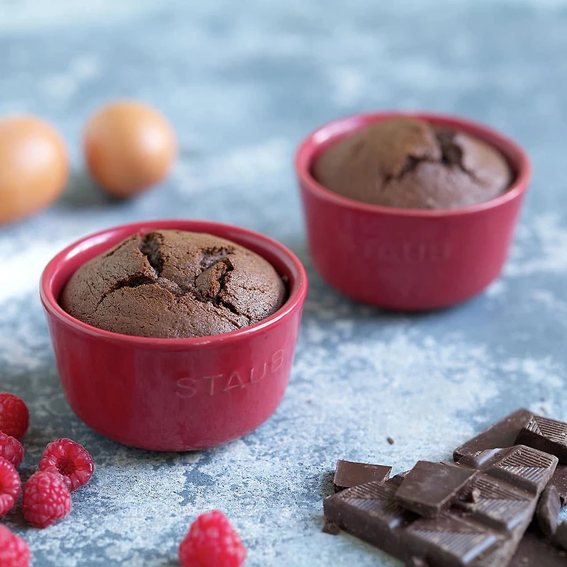 Staub Made In Portugal Ramekin - Set of 2 (Cherry/White)