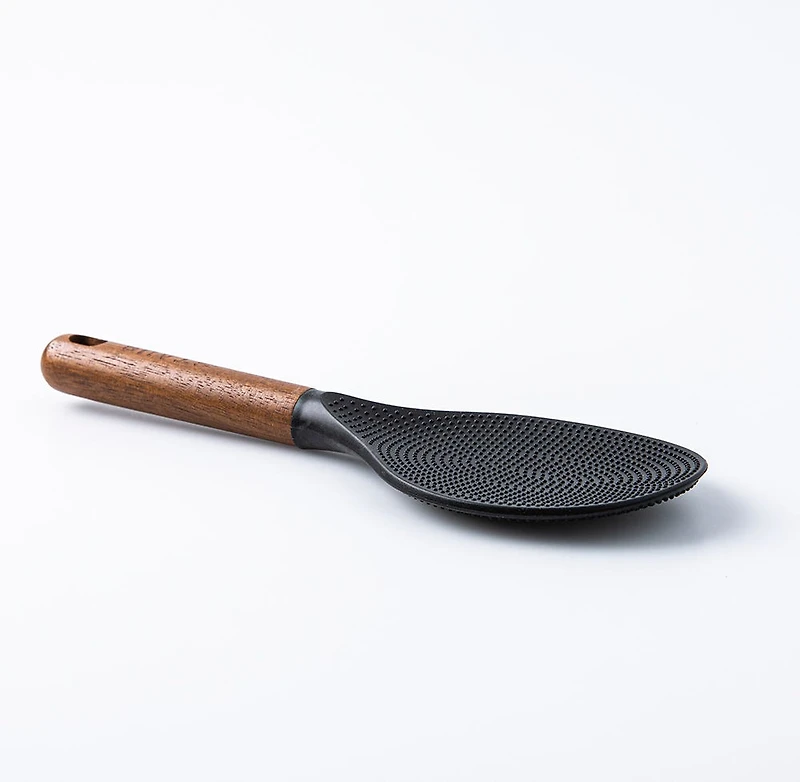 Staub Prep Simple Silicone Rice Spoon (Black)