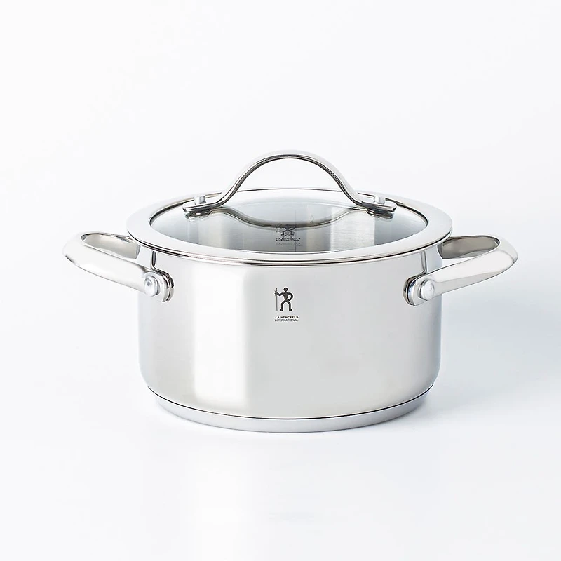 Henckels Aragon Cookware Combo Stackable - S/6 (Stainless Steel)