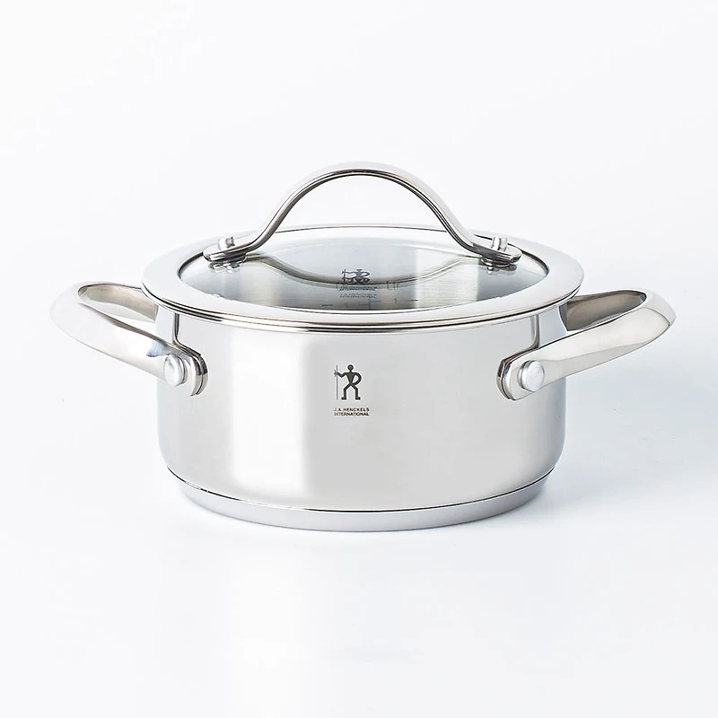 Henckels Aragon Cookware Combo Stackable - S/6 (Stainless Steel)