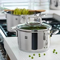 ZWILLING Quadro Cookware Combo - Set of 9 (Stainless Steel)