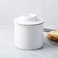 Maxwell & Williams Basic Porcelain Butter Crock-Keeper (White)