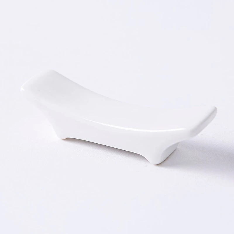 Maxwell & Williams Basic Porcelain Chopstick Stand 1x2.5x1" H (White)