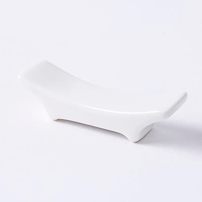Maxwell & Williams Basic Porcelain Chopstick Stand 1x2.5x1" H (White)