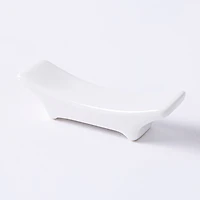 Maxwell & Williams Basic Porcelain Chopstick Stand 1x2.5x1" H (White)
