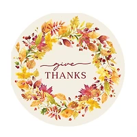Harman 3-Ply 'Give Thanks' Paper Napkin Shaped S/20 (Orange)