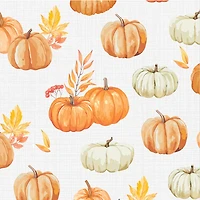 Harman 3-Ply 'Pumpkin Patch' Paper Napkin - Set of 20 (White)