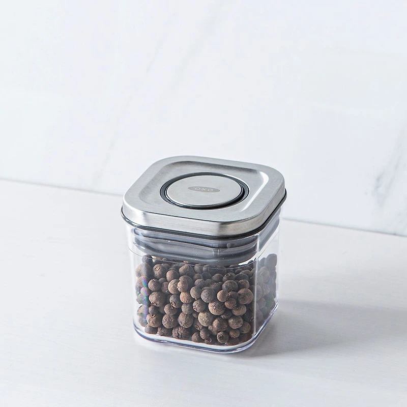 OXO Good Grip Steel Pop 2.0 'Mini' Storage Canister Square 0.2L
