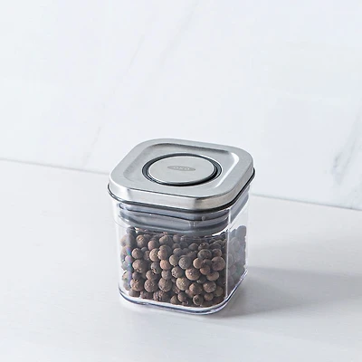 OXO Good Grip Steel Pop 2.0 'Mini' Storage Canister Square 0.2L