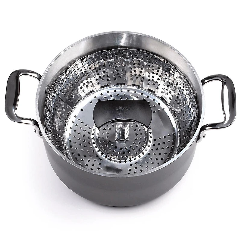 OXO Good Grips Pop-Up Vegetable Steamer (Stainless Steel)