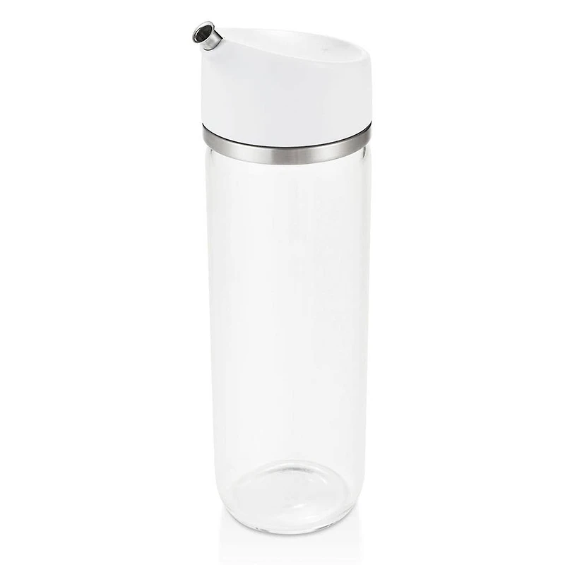 OXO Good Grips Glass Oil and Vinegar Bottle (White/Clear)