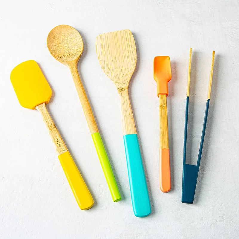 Pebbly Bamboo Flex Silicone Spatula 10" (Asstd.)