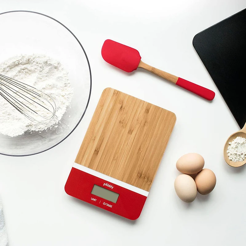 Pebbly Bamboo Flex Silicone Spatula 10" (Asstd.)