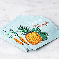 Harman 3-Ply 'Party Like A Pineapple' Paper Napkin - Set of 20 (Blue)