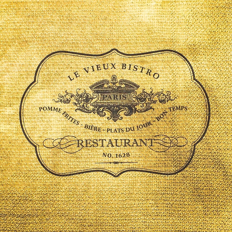 Harman 3-Ply 'Le Vieux Bistro' Paper Napkin - Set of 20 (Natural)