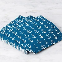 Harman 3-Ply 'Anchor' Paper Napkin - Set of 20 (Blue)