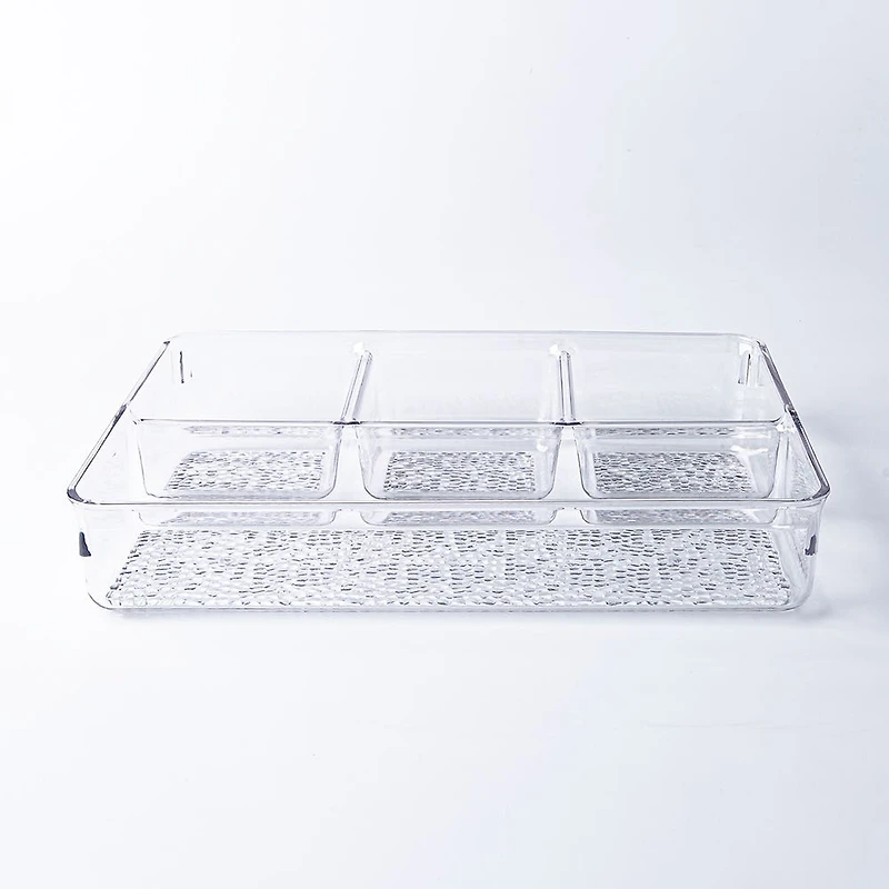 iDesign Rain 4-Section Divided Tray