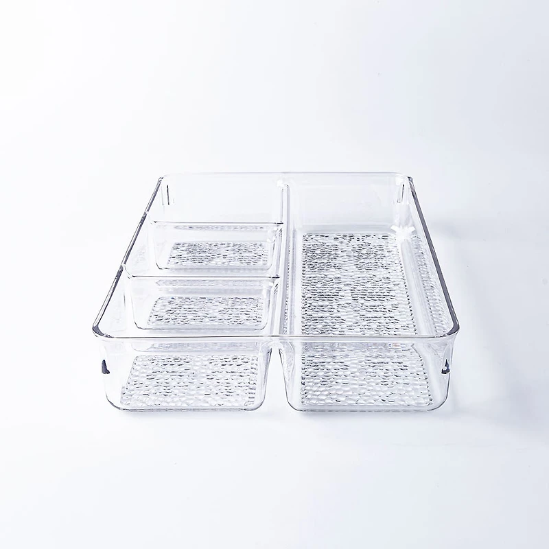 iDesign Rain 4-Section Divided Tray