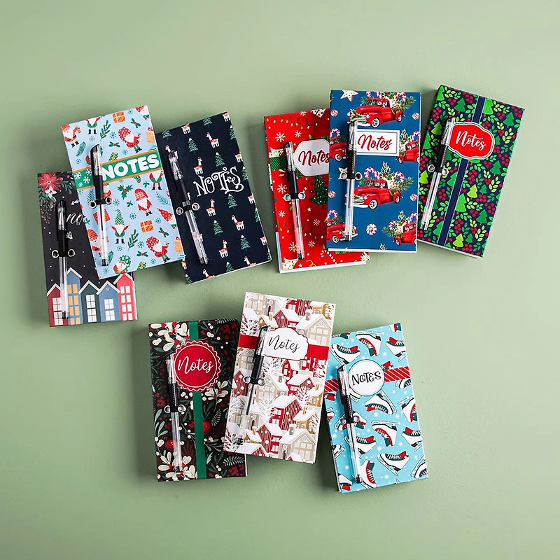 Ty Christmas Memo 'Truck/Tree/Gifts' Notepad w/Pen - S/2 Asstd.
