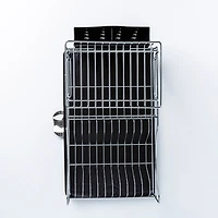 KSP Scoop 2-Tier Dish Rack - Black