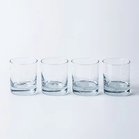Home Essentials Bubble Double Old Fashioned Glass - Set of 4