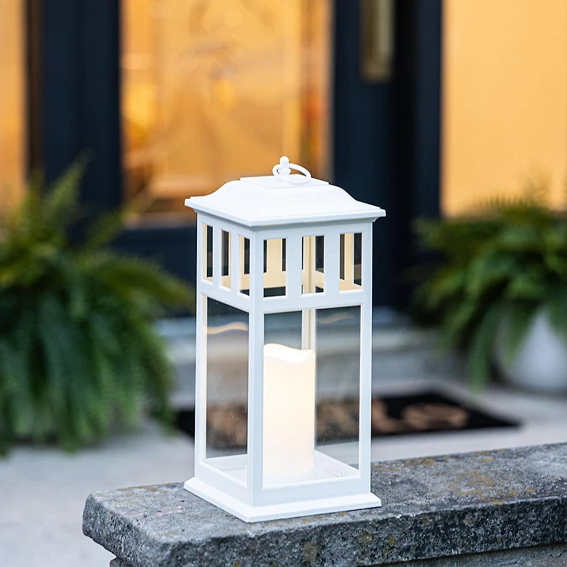 KSP Brighton Indoor/Outdoor LED Lantern Medium (White)