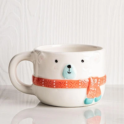 KSP Christmas Character 'Polar Bear' Ceramic Mug 430ml/14.5oz (White)