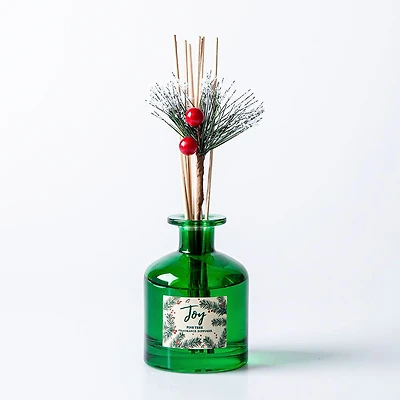 KSP Christmas Frosted 'Pine Tree' Reed Diffuser 150ml (Green)