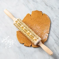 Koopman Christmas Cucina 'Assorted' Wood Rolling Pin 5cm Dia. x 35cm