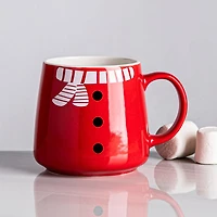KSP Christmas Snug 'Sweater & Scarf' Ceramic Hug Mug 14oz. (Red)