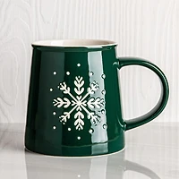 KSP Christmas Motif 'Snowflake' Ceramic Glazed Mug 480ml/17oz.
