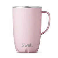S'well Slide-Open Mug with Handle 16oz. (Pink Topaz)