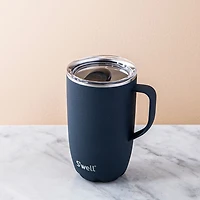 S'well Slide-Open 'Azurite' Mug with Handle 16oz (Blue)