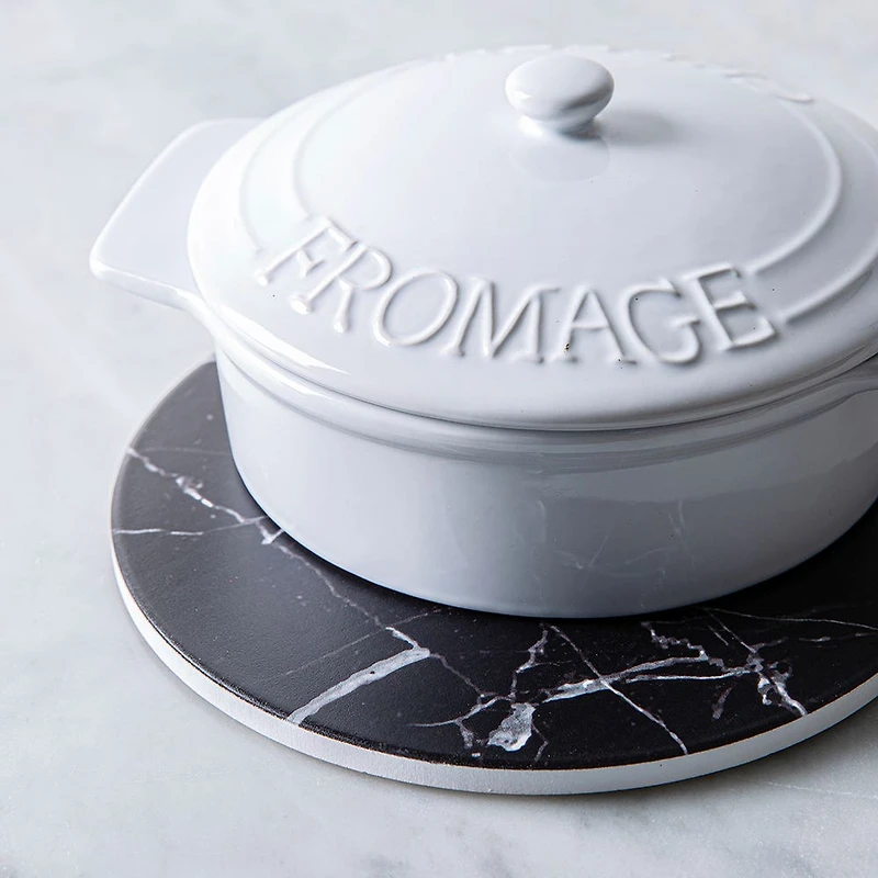 KSP Ceramica 'Marble' Ceramic Trivet 20cm (Black)