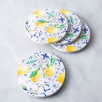 KSP Tessera 'Lemons' Coaster - Set of 4 10cm Dia.