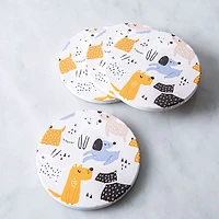 KSP Tessera 'Dogs' Coaster - Set of 4 10cm Dia.