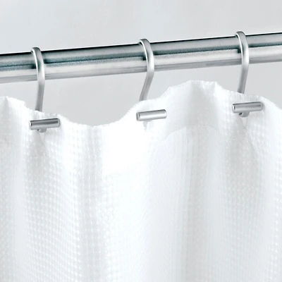 iDesign T-Bar Shower Curtain Ring - Set of 12 (Chrome)