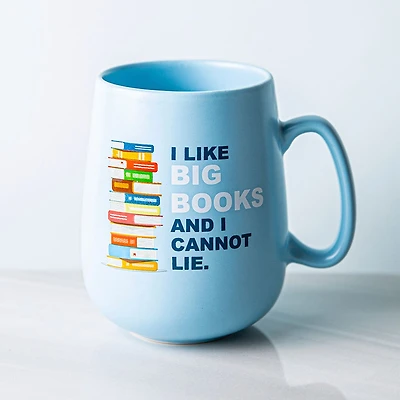 KSP Jumbo Belly 'Big Books' Porcelain Mug 26oz.