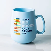 KSP Jumbo Belly 'Big Books' Porcelain Mug 26oz.