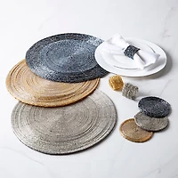 KSP Glitz Beaded Placemat (Silver)