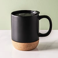 KSP Joe Ceramic Travel Mug with Cork Base 350mL (Black)
