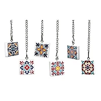 Ch'A Tea Chai 'Tile Charm' Tea Ball Infuser Asstd (Stainless Steel)