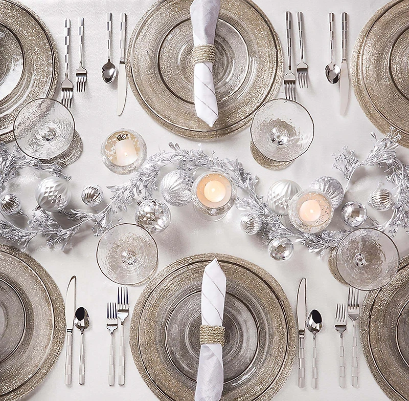 KSP Glitz Beaded Napkin Ring - Silver