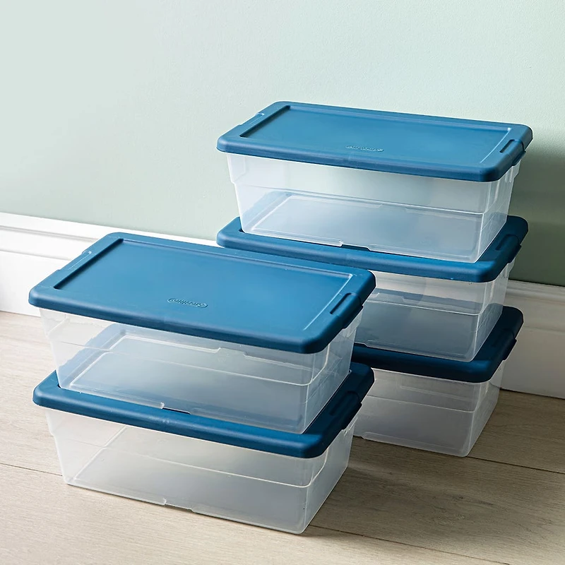 Sterilite Box '5.7l/6qt.' Plastic Storage Bin with Lid