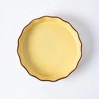 KSP Tuscana Round Fluted Pie Dish (Yellow)