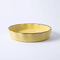 KSP Tuscana Round Fluted Pie Dish (Yellow)