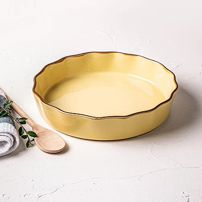 KSP Tuscana Round Fluted Pie Dish